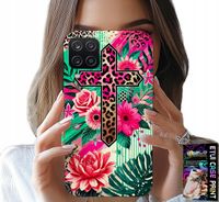 ETUI DO SAMSUNG A12 / M12 - KRZYŻ, RÓŻA CHRZEŚCIJAŃSTWO JEZUS PLECKI