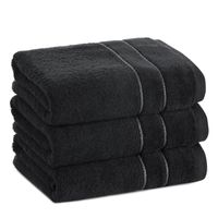 Ręcznik Sibel 09 50X90 cm czarny bawełna frotte elegancki i chłonny