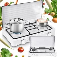 KUCHENKA GAZOWA NA BUTLE TURYSTYCZNA 2 PALNIKI PRZENOŚNA NA KEMPING