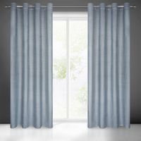 Zasłona gotowa na przelotkach DARCY 140x250 Eurofirany granatowa