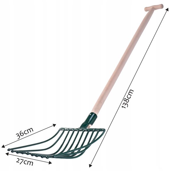 WIDŁY Z TRZONKIEM DO ZIEMNIAKÓW BURAKÓW 10-ZĘBNE zdjęcie 6