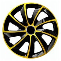 Kołpaki samochodowe 13" NRM EXTRA STIG GOLD BLACK Uniwersalne komplet 4 szt