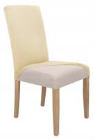 Pokrowiec Na Krzesło Jasny Beż Elastyczny