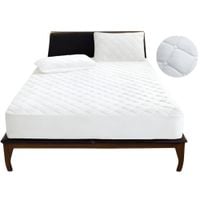 POKROWIEC NA MATERAC OCHRANIACZ NAKŁADKA TOPPER WELUR WODOODPORNY 140x200