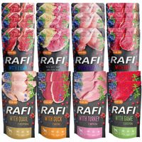 RAFI Karma mokra dla psa zestaw Mix Smaków DOLINA Noteci 20 x 500g saszetki