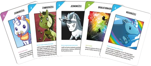 Odjechane Jednorożce - strategiczna gra karciana pełna śmiechu i destrukcji na Arena.pl