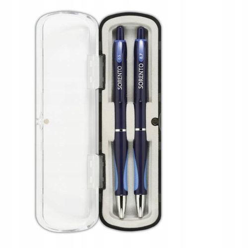 KOMPLET DŁUGOPIS Z OŁÓWKIEM SORENTO W ETUI na Arena.pl