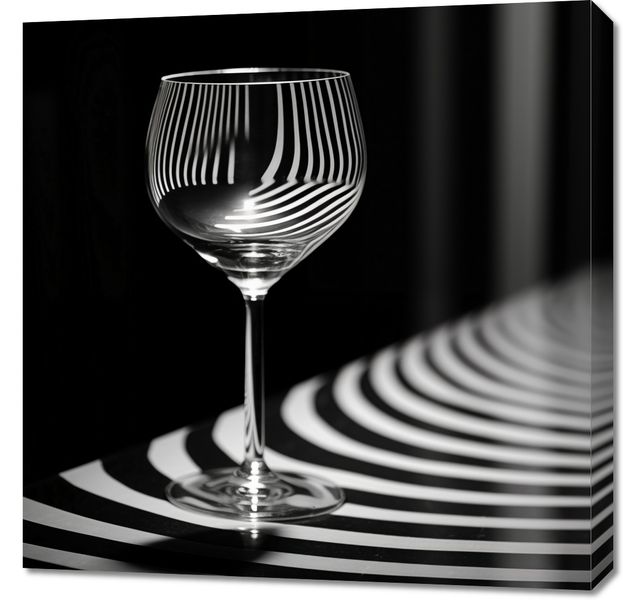 Obraz 70x70cm Refleksje nad Szkłem zdjęcie 1