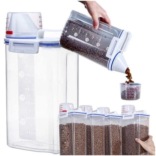 Pojemnik organizer z miarką na produkty sypkie żywność 2,5l do kuchni na Arena.pl