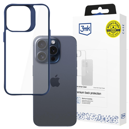 Apple iPhone 15 Pro - 3mk Satin Armor Case+ Blue na Arena.pl