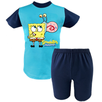 Krótka Piżama dziecięca SpongeBob Kanciastoporty