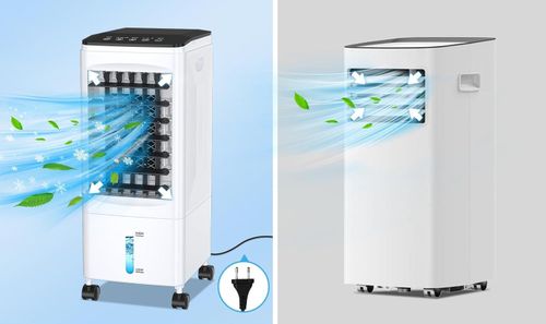 Klimatyzator przenośny z funkcją chłodzenia wodą 60W 6L POWYSTAWOWY na Arena.pl