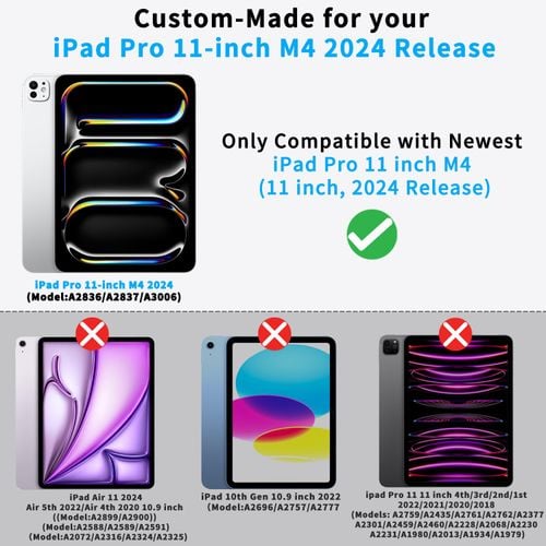 Etui do iPada Pro 11 2024 M4 Pancerne na Rysik Auto Wake Czarne na Arena.pl