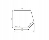 szyba boczna - bok ciągnika URSUS C-360 kabina Wrocław