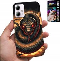 ETUI DO MOTOROLA MOTO G14 - WĄŻ, WĘŻE KOBRA GRZECHOTNIK CASE + FOLIA
