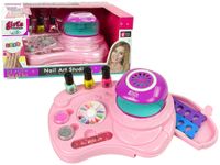 DO MALOWANIA ZESTAW PAZNOKCI LAKIER BROKATY LAMPA NAKLEJKI