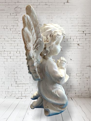 Anioł 27 Cm Figura Dekoracyjna Biały na Arena.pl