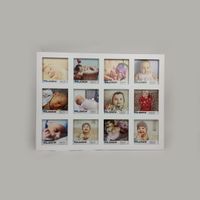 Multirama drewniana ramka 12 zdjęć 10x10