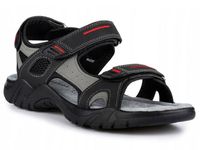 Lekkie sandały sportowe męskie skórzane