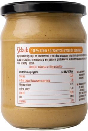 PASTA Z ORZECHÓW NERKOWCA 500ml BEZ SOLI i CUKRU ! na Arena.pl