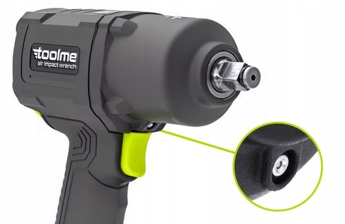 UDAROWY klucz pneumatyczny 1650Nm TOOLME kompozytowy do kół Z UDAREM 1/2 " na Arena.pl