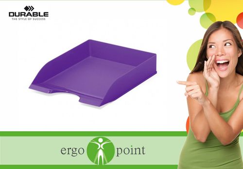 Kuweta na dokumenty fioletowy Basic Durable na Arena.pl