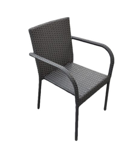 Krzesło tarasowe Sottile czarny technorattan na Arena.pl