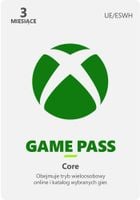 Prepaid Klucz Xbox Game Pass Core 3 Miesiące Windows 10 Xbox One Series X|S