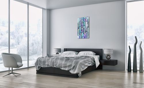 Obraz Na Płótnie - Drapacze Chmur - 45X80 Cm - Pa45X80-3857 na Arena.pl