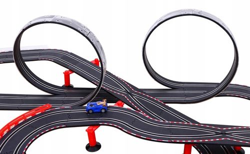 7-metrowy Tor wyścigowy dla dzieci 3-8 + Funkcja zmiany prędkości + 2 autka na Arena.pl