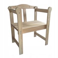 FOTEL OGRODOWY DREWNIANY SOSNA ANIA TARAS PATIO BALKON - OD PRODUCENTA