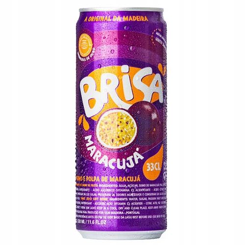 Brisa marakuja napój gazowany z Madery ZESTAW 6 puszek 6x330ml na Arena.pl