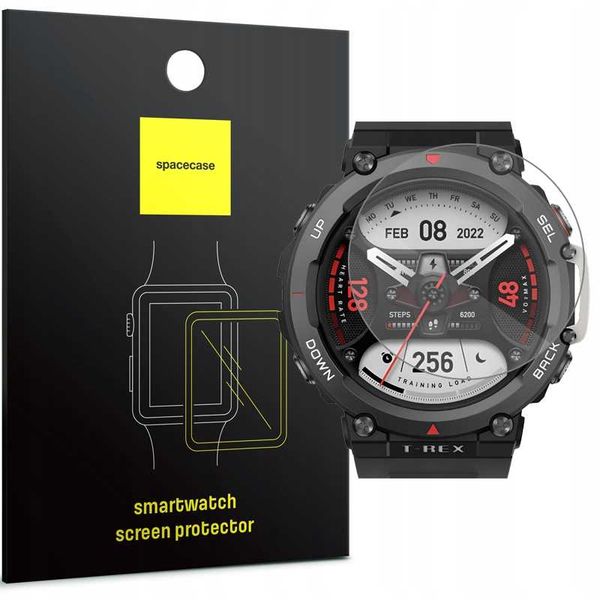 Spacecase Sw Glass 2.5D Amazfit T-Rex 2 zdjęcie 1