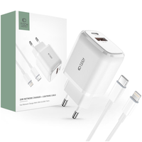 tech-protect c20w 2-port network charger pd20w/qc3.0 + lightning