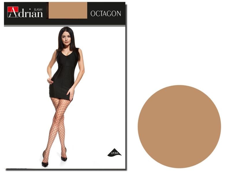 Rajstopy octagon kabaretki duże oczka Opal 2 zdjęcie 1