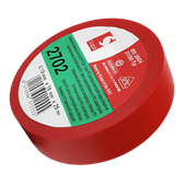 TAŚMA IZOLACJA PCV 2702 19mm/25m CZERWONA, SCAPA