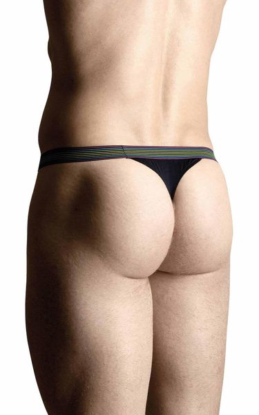 Mens Thongs 4496 - Black M/L zdjęcie 2