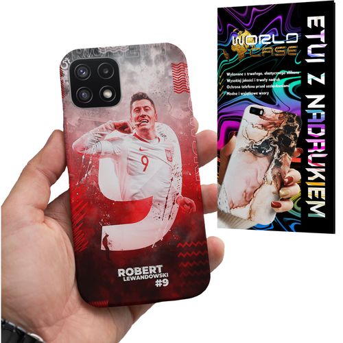 ETUI CASE DO SAMSUNG A22 5G - FC BARCELONA LEWANDOWSKI PIŁKARSKIE WZORY na Arena.pl