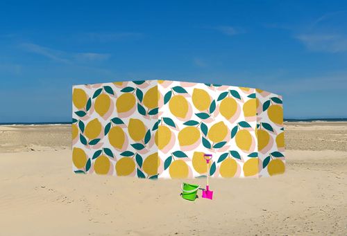 PARAWAN PLAŻOWY Cytrynki z indywidualnym  napisem 3 PANELE 13.3 na Arena.pl