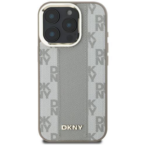Etui DKNY Checkered Pattern Magsafe do   iPhone 16 Pro Max beżowy na Arena.pl