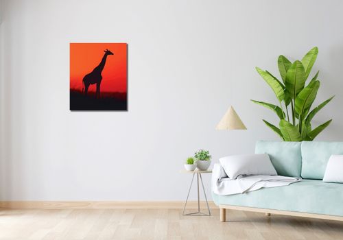 Obraz 50x60cm Żyrafa w Czerni na Arena.pl