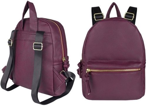 Plecak FB184 PU Kolor: granat na Arena.pl