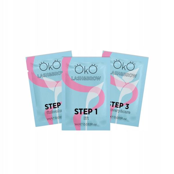 Krok do laminacj OKO Lash & Brow STEP 2 FIX&VOLUME, saszetka 1 ml zdjęcie 2
