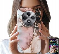 ETUI DO OPPO RENO12 F / 12FS 5G - ELEGANCKI MARMUREK MODNE WZORY + SZKŁO