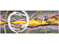 100X40CM ZEGAR WIRUJĄCE POSTACIE OBRAZ