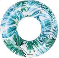 Dmuchane Kółko Tropical Do Pływania Dla Dzieci 12+ Niebieski Bestway 119Cm