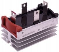Mostek prostowniczy GRETZA 50A 1000V METAL QL50A z RADIATOR