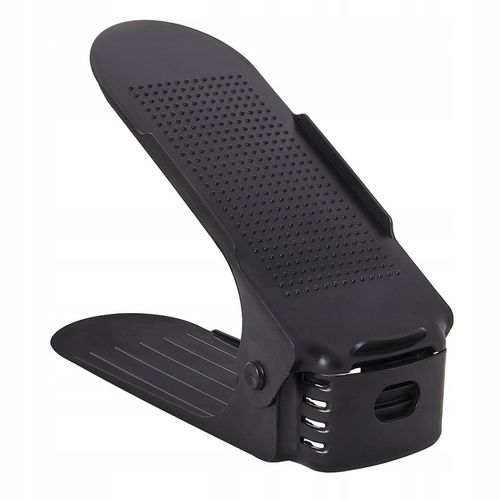 10x ORGANIZER UCHWYT CZARNY NA BUTY OBUWIE PÓŁKA DO SZAFY GARDEROBY na Arena.pl