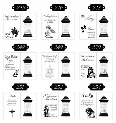 ZNICZ personalizowany GRAWER na wszystkich świętych DLA MAMY twój tekst na Arena.pl