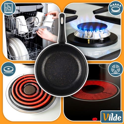 Patelnia granitowa BASIC LINE 24 cm na Arena.pl